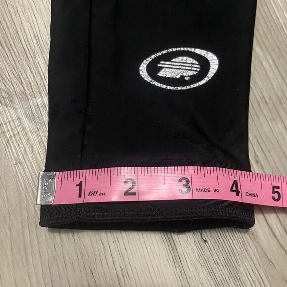 Performance Cycling Pants Women’s Size L Black Padded Leggings Stretch - Picture 4 of 7